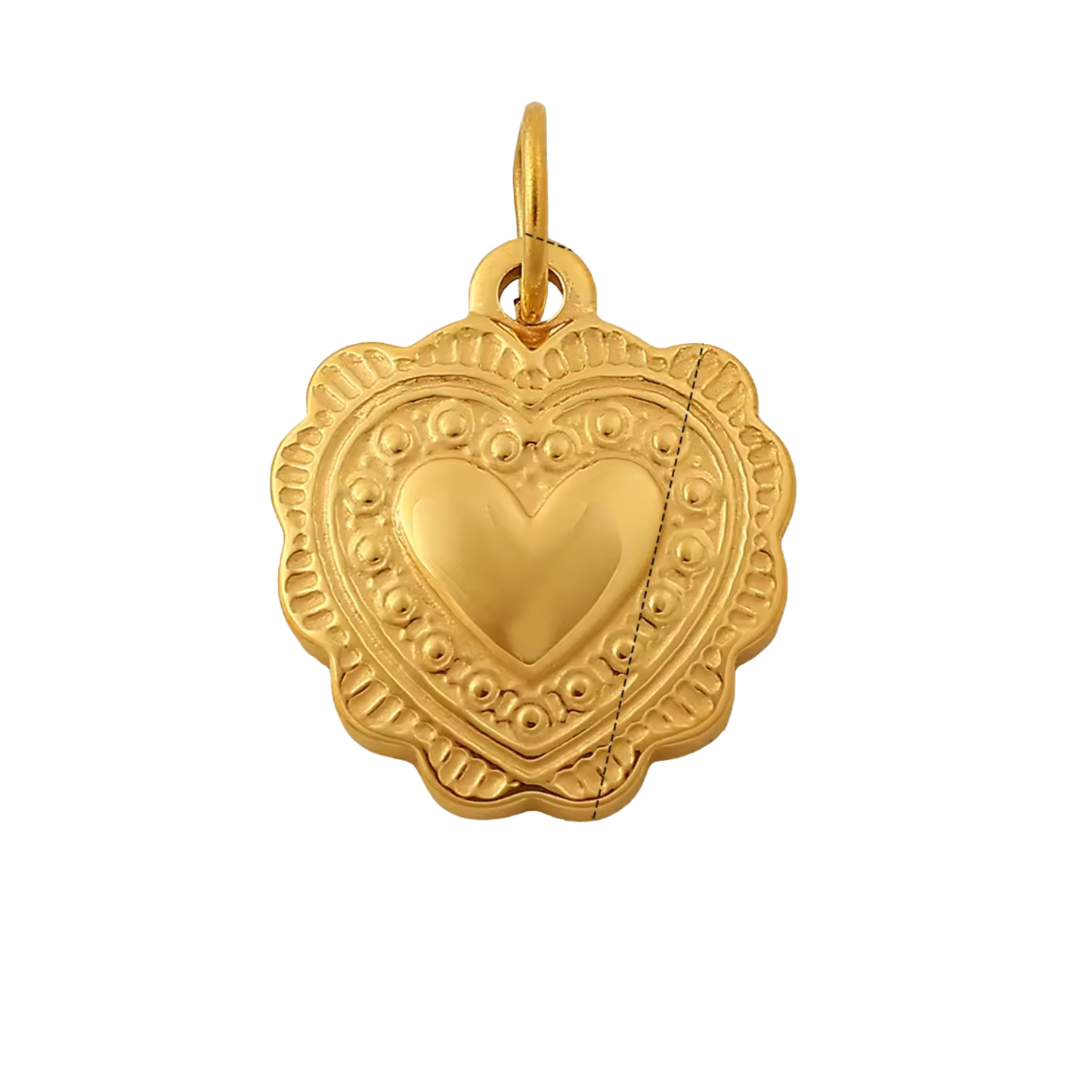 CHAR CUORE RICAMATO