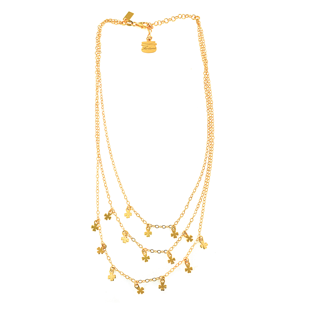 COLLANA QUADRIFOGLI