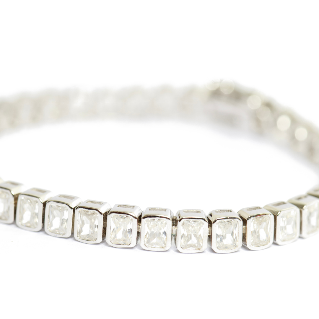 AMELIE TENNIS RECTANGLES BRACELET