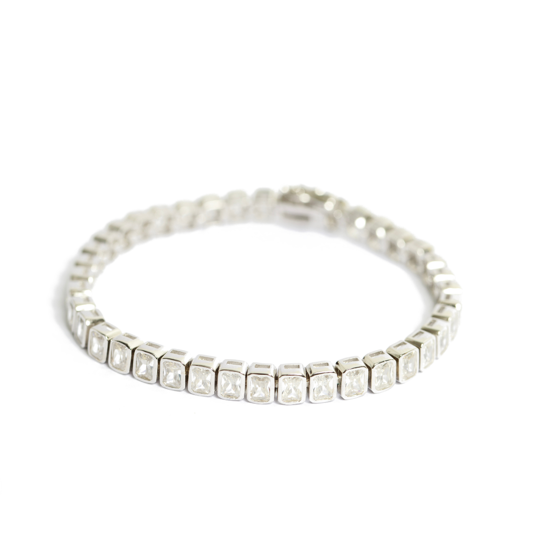AMELIE TENNIS RECTANGLES BRACELET