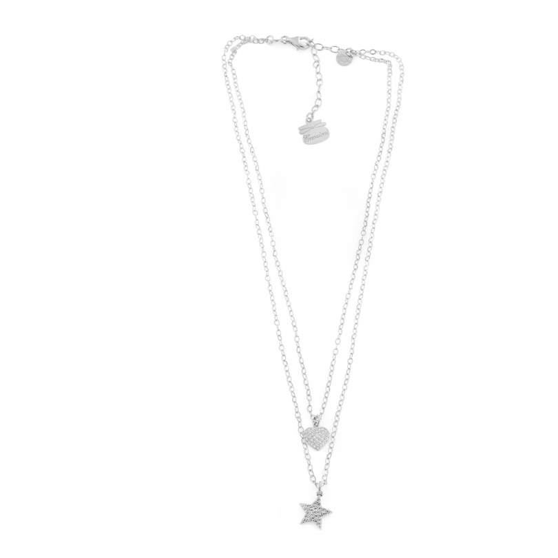 JASMINE HEART & STAR NECKLACE