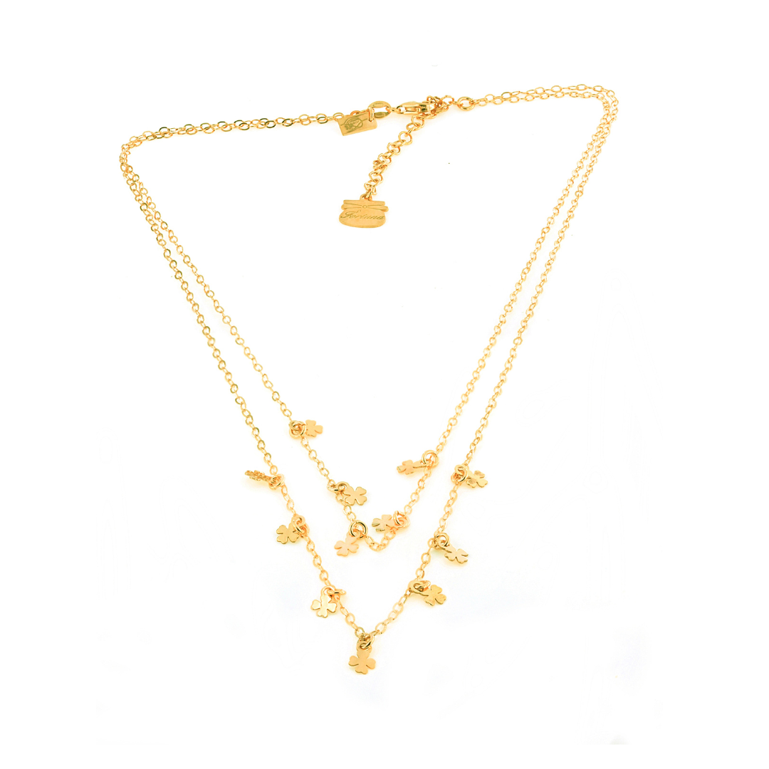 COLLANA QUADRIFOGLI