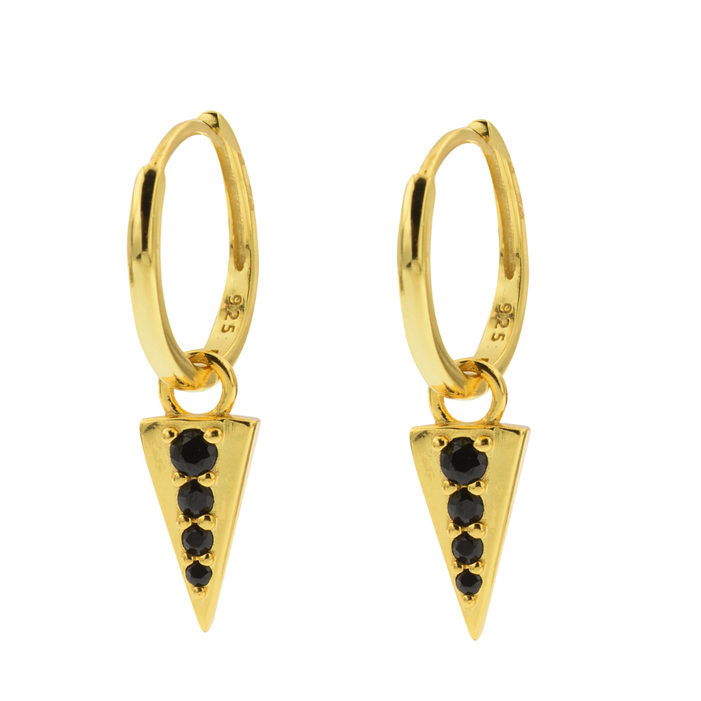 CERCHI LARGE CON PIETRE PENDENTI