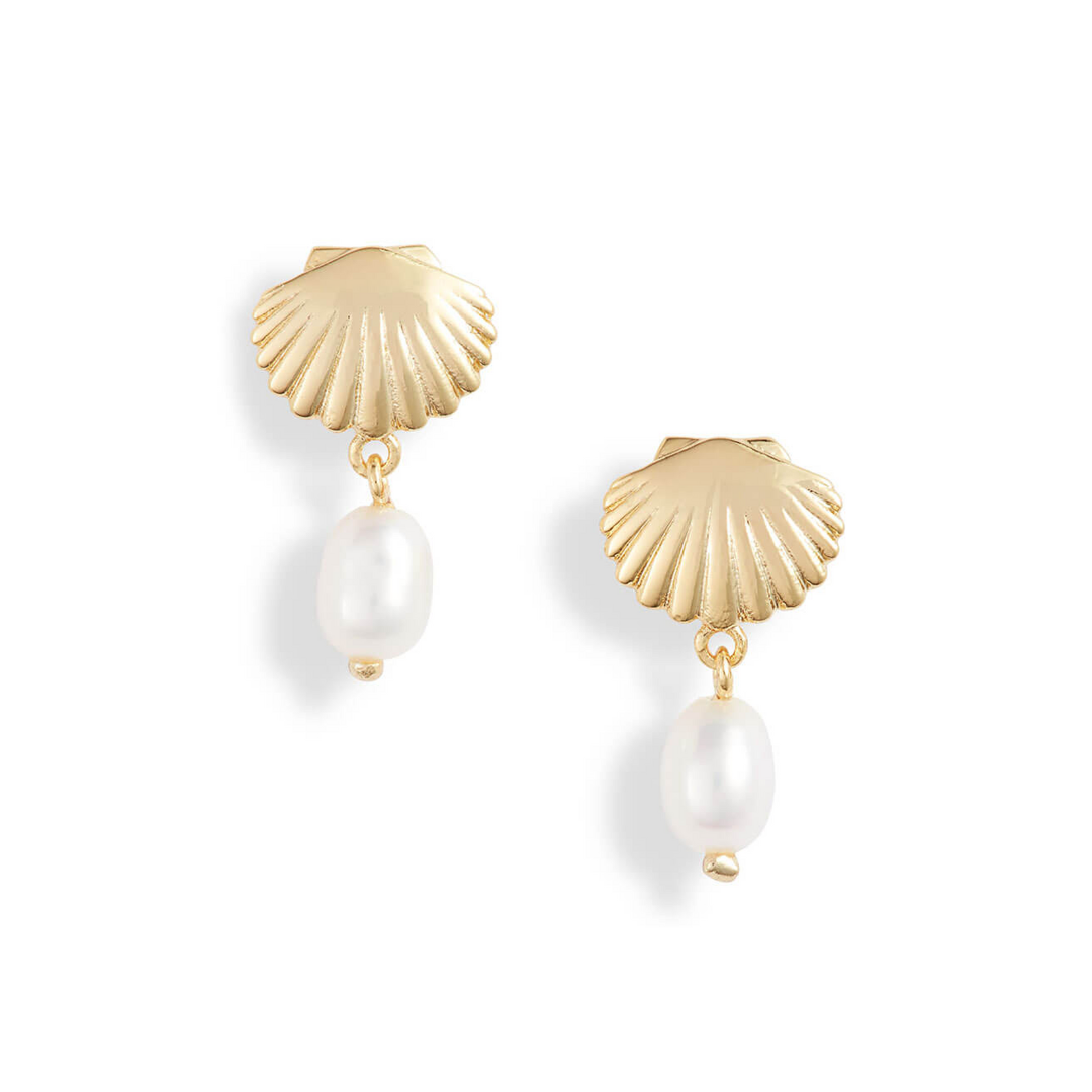 PEARLS SEASHELLS EARRINGS
