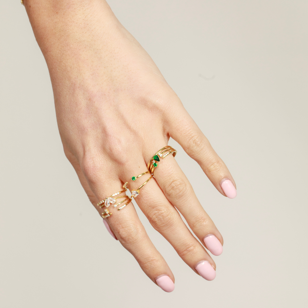 PAULINE GREEN RING
