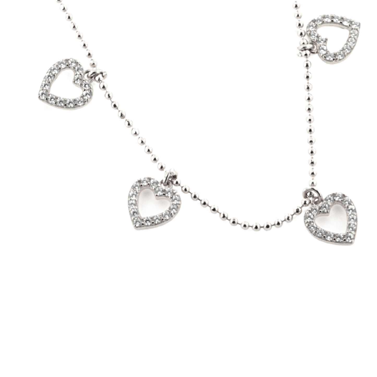 JASMINE HEARTS NECKLACE