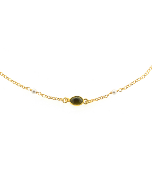 ISABELLE OVAL PEARLS NECKLACE